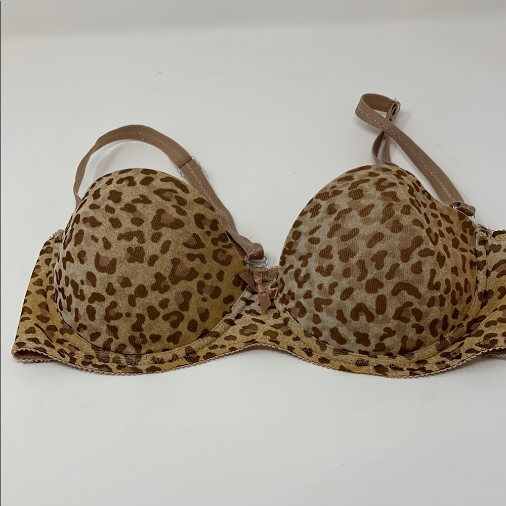 Leopard Print Women's Bra